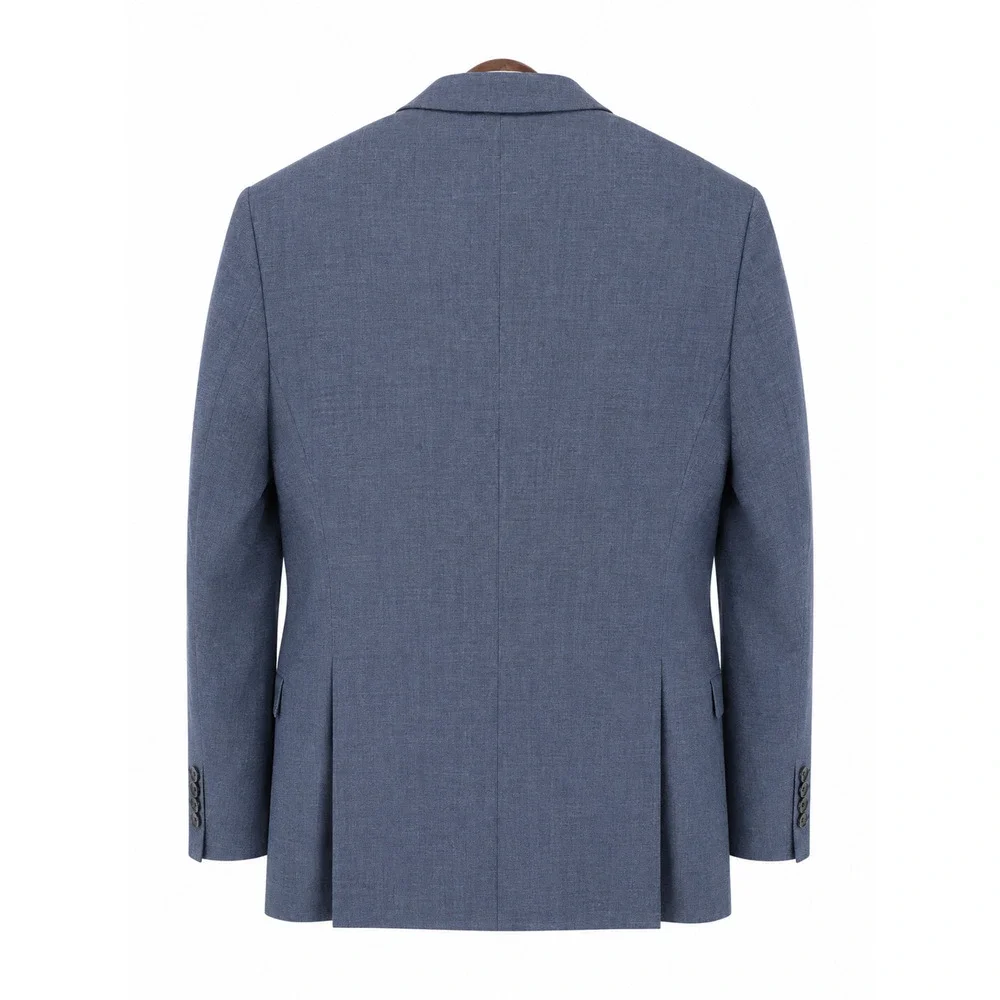 KENNETH COLE AWEARNESS Mens Classic Business Navy Blazer Sports Coat Jacket 42R